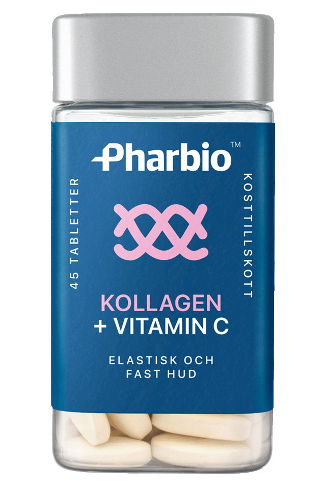 Pharbio Kollagen och vitamin C kosttillskott