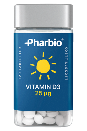 Pharbio vitamin D3 25 ug