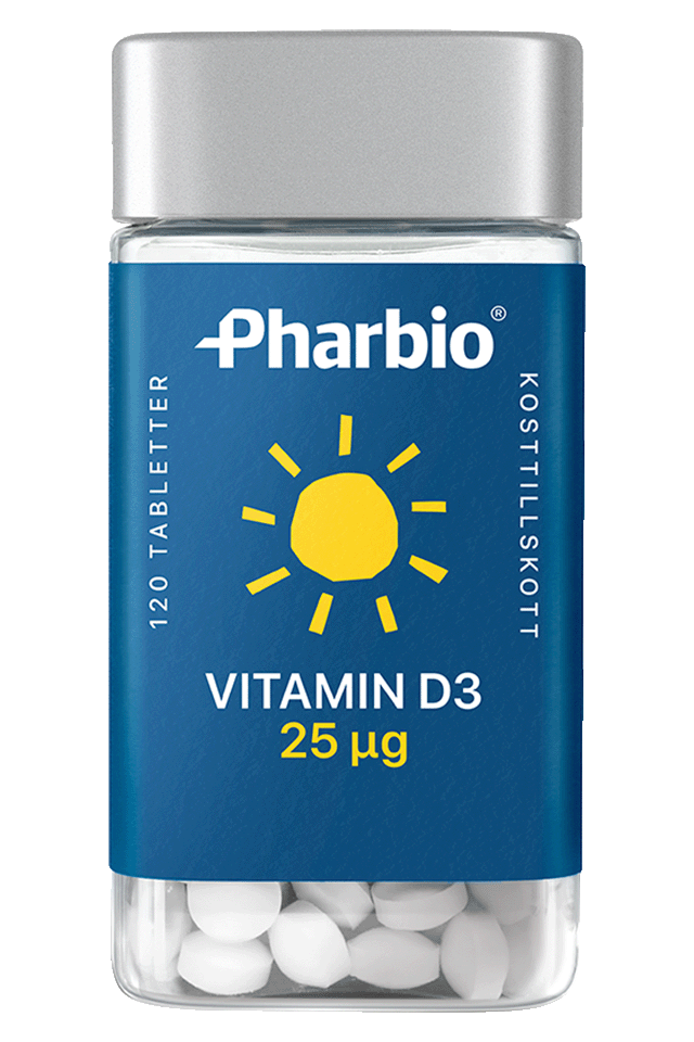 Pharbio vitamin D3 25 ug